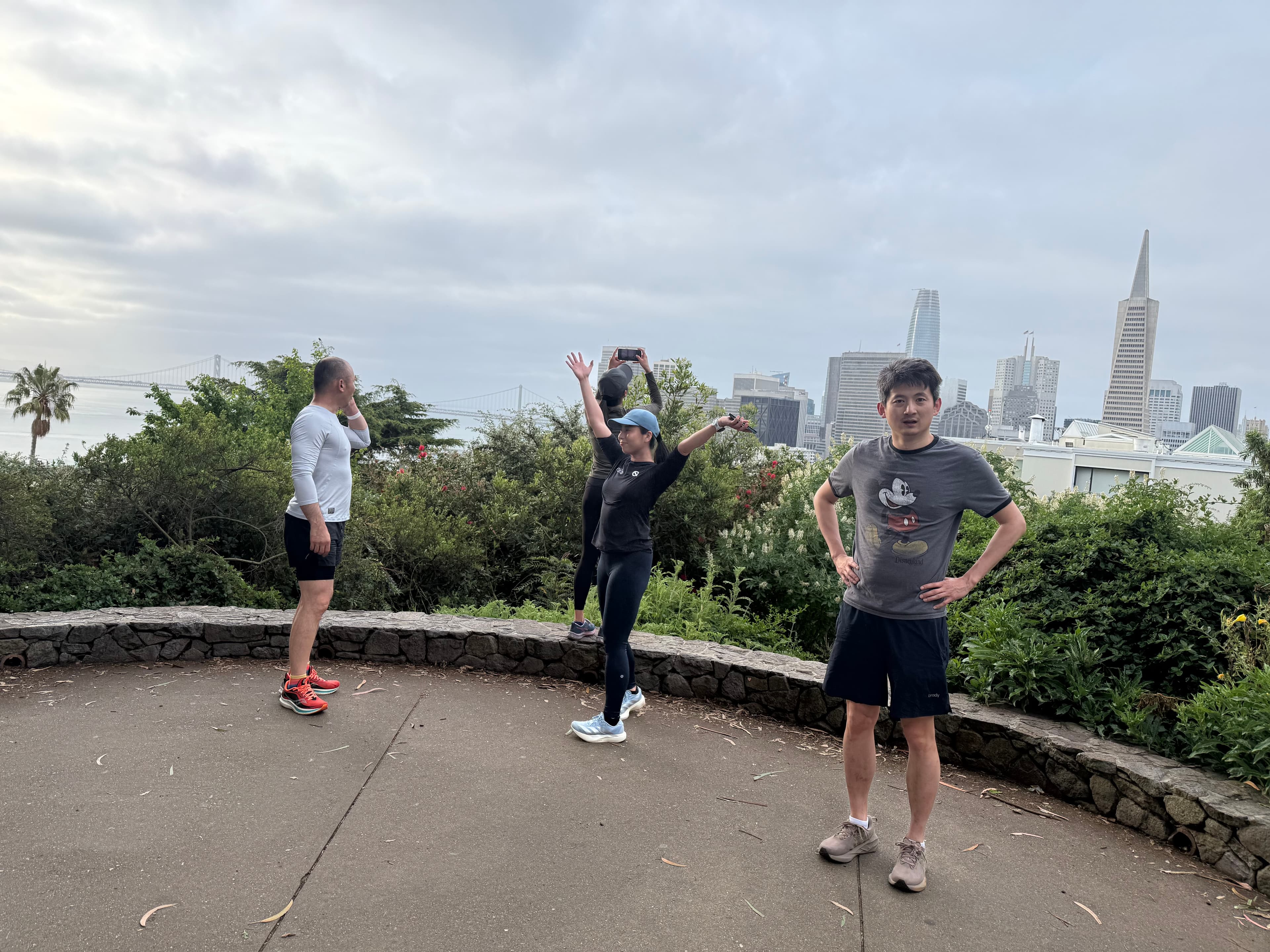 Running with SF skyline