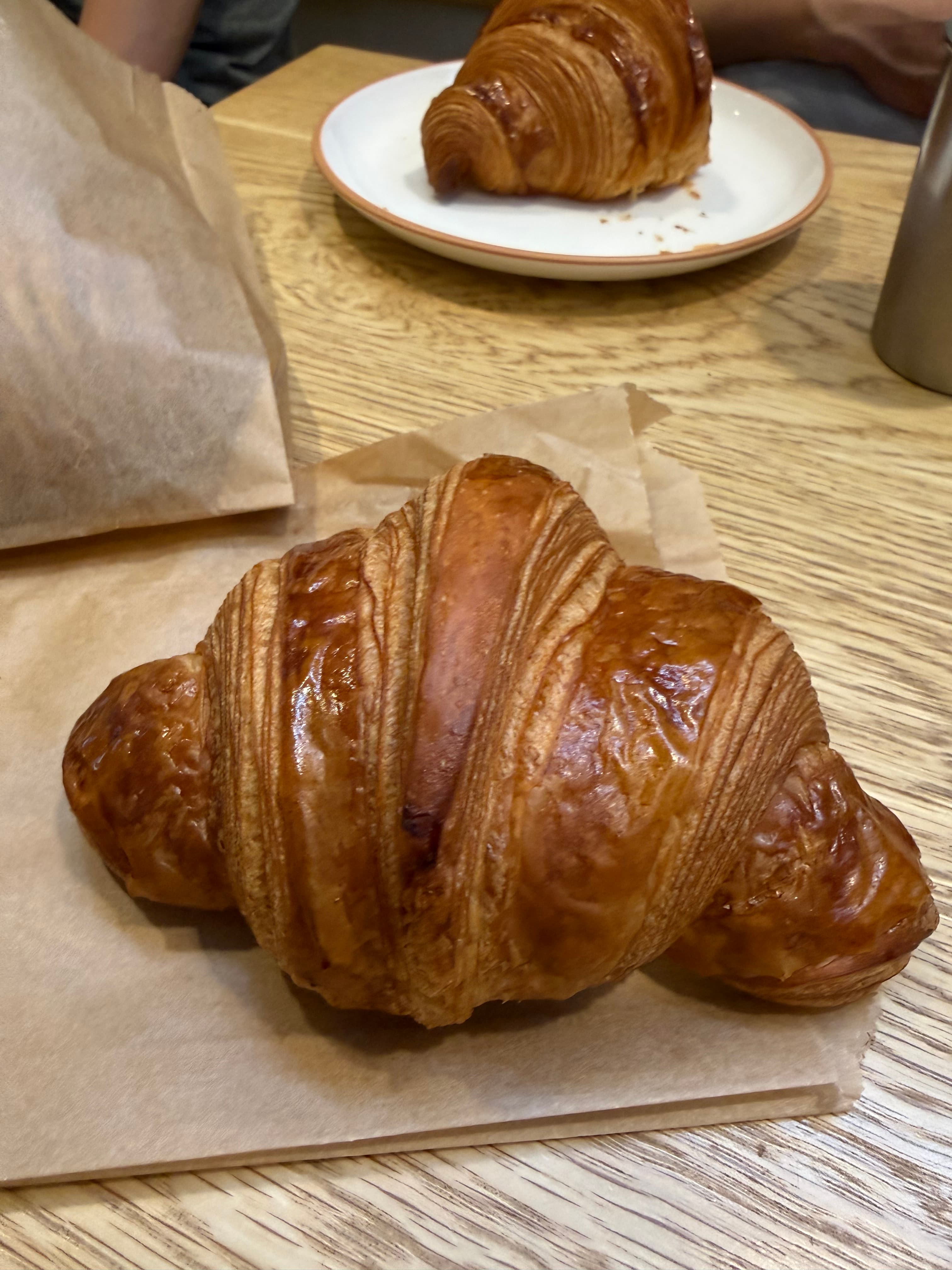 Post-run croissant