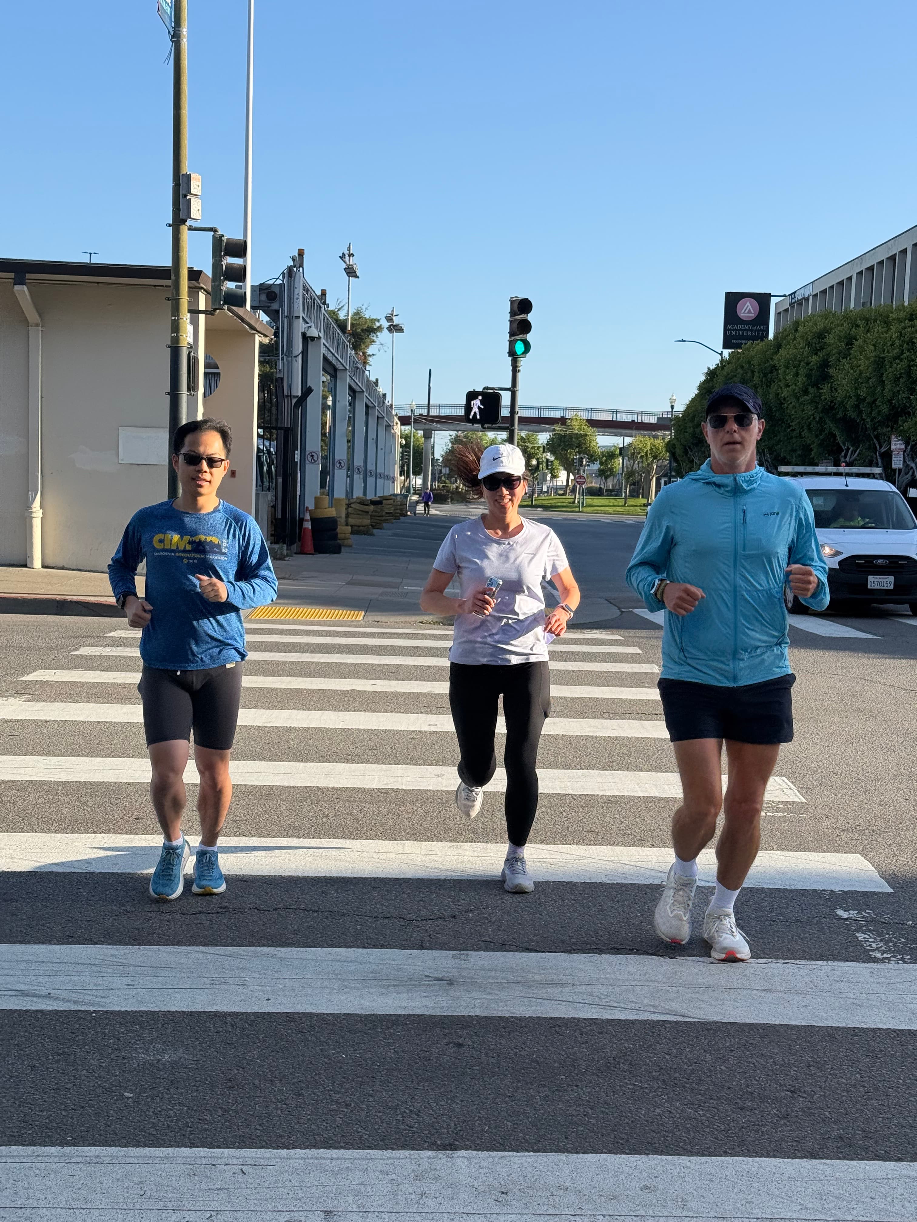 Running through SF streets